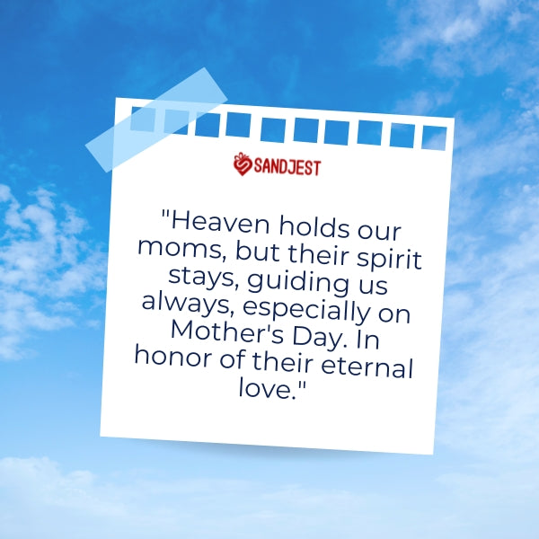 Fluffy clouds on a blue sky providing a peaceful canvas for honor mothers day in heaven quotes.