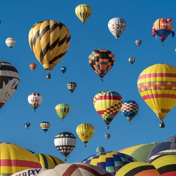 Soar to new heights together with a Hot Air Balloon Ride, an adventurous and romantic anniversary experience for your wife.