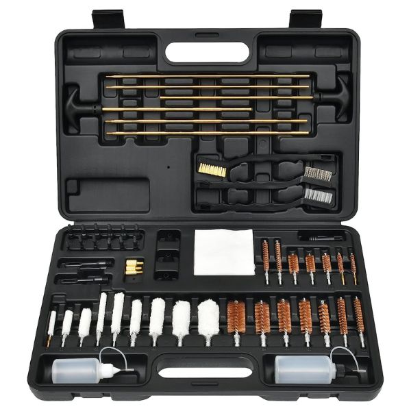 Hunting Gun Cleaning Kit, essential maintenance toolset for firearms used in hunting.