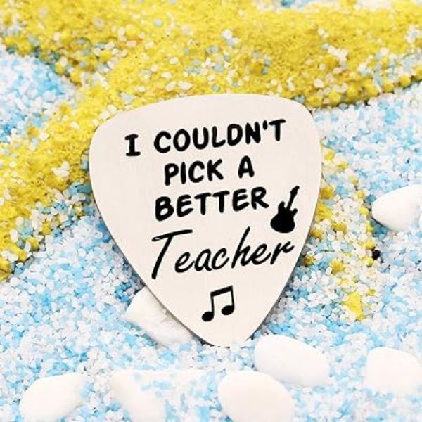 Make a memorable gesture with the "I Couldn't Pick A Better Teacher" Music Teacher Appreciation Pick, a unique and personal token of gratitude.