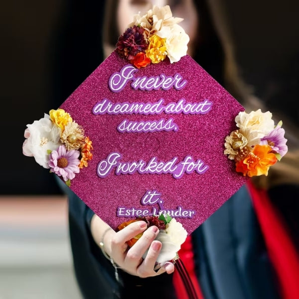 I Never Dream About Success Graduation Cap is a reminder of your achievements.