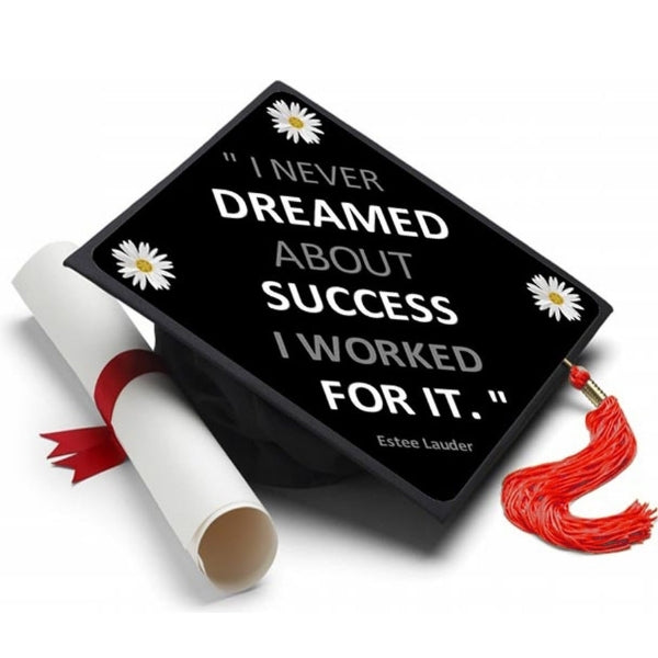 I Worked for It Graduation Cap celebrates achievement with creative graduation cap ideas.