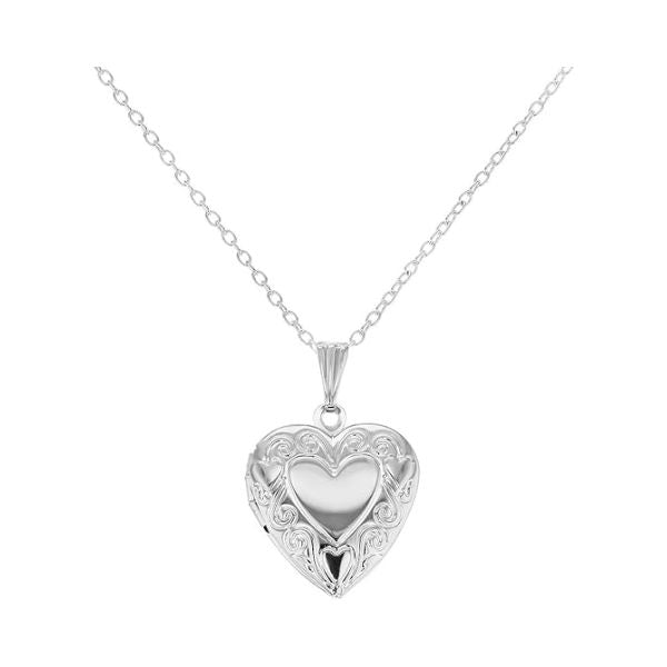In Season Jewelry Girls' CZ Heart Locket, a memorable valentines gifts for teens.