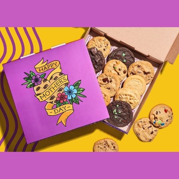 Insomnia Cookies Mother's Day 12-pack for sweet indulgence.