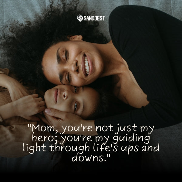 A mother and daughter share a warm embrace, reflecting the bond in inspirational mom quotes from daughter.
