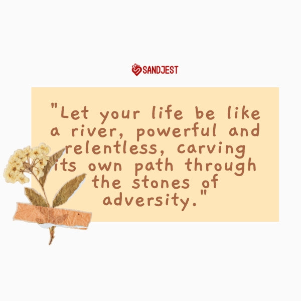 Inspirational spiritual quote on paper with a river stone, aligning with spirituality quotes for articles.