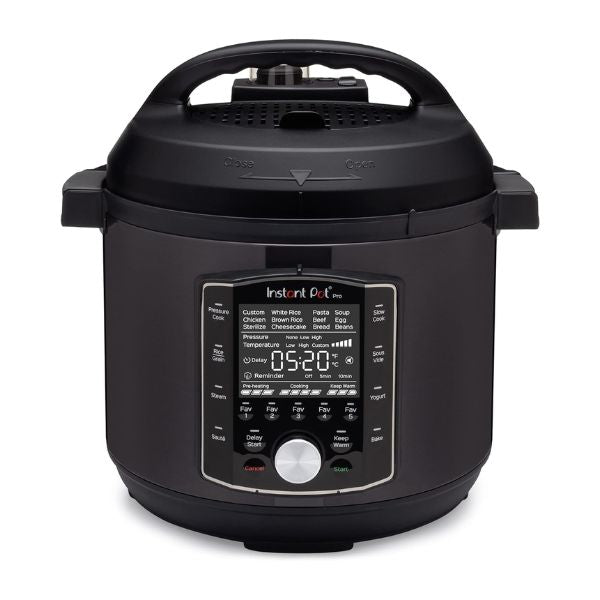 An Instant Pot, a kitchen marvel among our gift recommendations for stay-at-home moms, simplifies meal preparation.