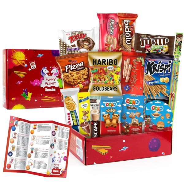International Snacks Variety Pack Care Package for Adults is a tasty retirement surprise.