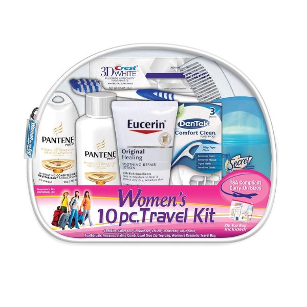 International Women's Deluxe 10 Piece Kit with Travel Size, a thoughtful and empowering gift for her self-care routine.