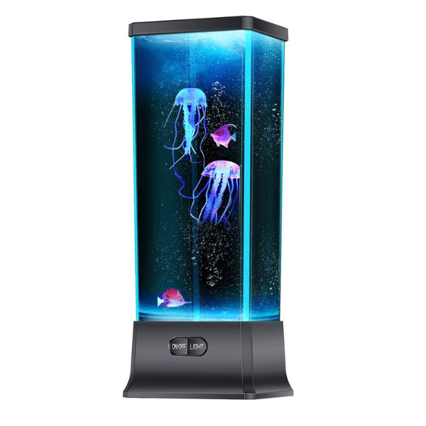 Jellyfish Lava Lamp is a mesmerizing addition to dad's space.