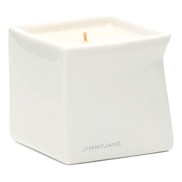 JimmyJane Afterglow Massage Oil Candle, a dual-purpose romantic accessory, an ideal anniversary gift for couples seeking relaxation and intimacy.