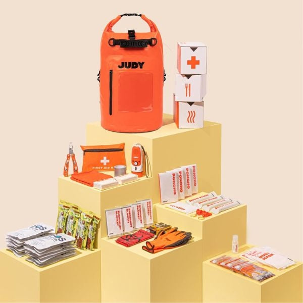 The Judy Emergency Preparedness Dry Backpack is a thoughtful Christmas Gift for Parent.