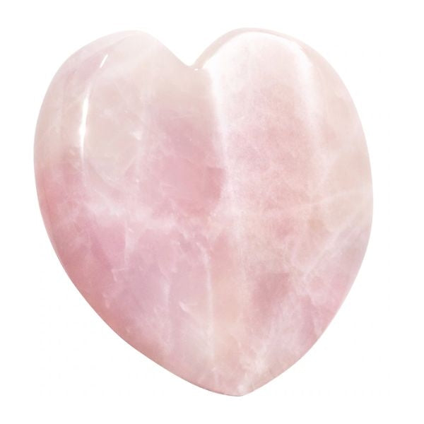 KORA Organics Rose Quartz Heart Facial Gua Sha is a luxurious Valentine's gift for daughters who prioritize skincare rituals.