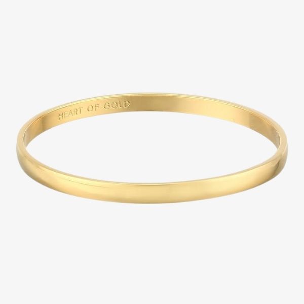 Kate Spade Idiom Heart of Gold Bangle as an exquisite gift for sister