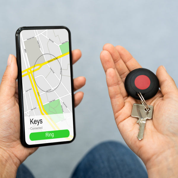 Key finder device for easy tracking, a practical and convenient gift for older mom to help her locate misplaced items effortlessly.