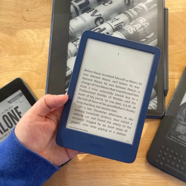 A Kindle e-reader, among gift ideas for stay-at-home moms, offers a world of reading and escape.