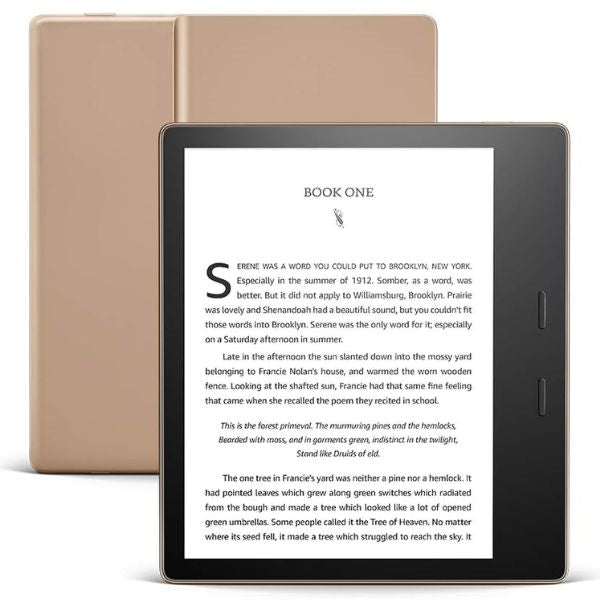 A Kindle or a book by her favorite author, a cherished gift from a son to his mom, echoing 'Mom Gifts from Son.