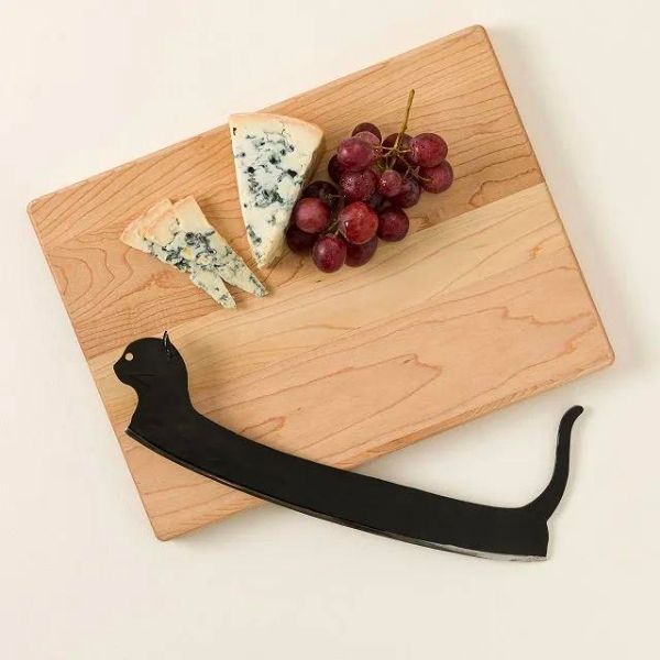 Kitty cat cheese knife, a whimsical and functional gift under $50 for her.