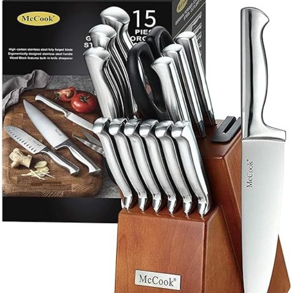 Professional Knife Set, an essential Wedding Gift for a Friend who enjoys culinary arts.