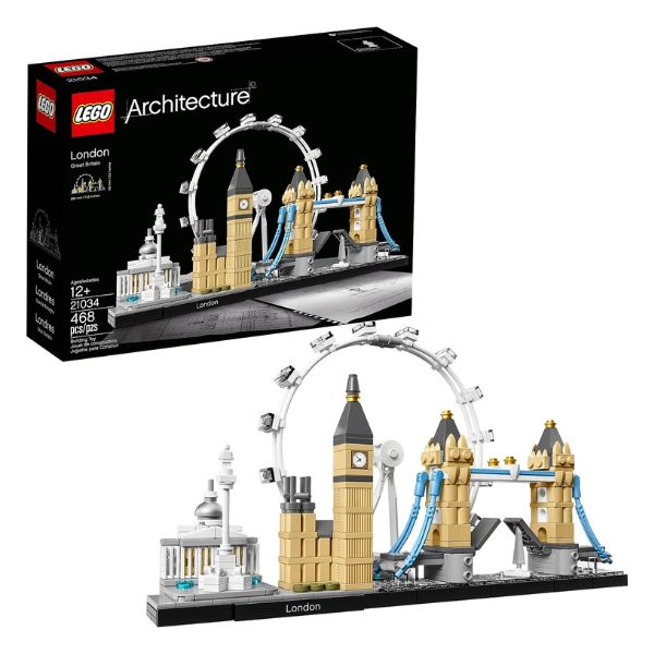 LEGO Architecture London Skyline Collection, a playful yet detailed model for architecture enthusiasts.