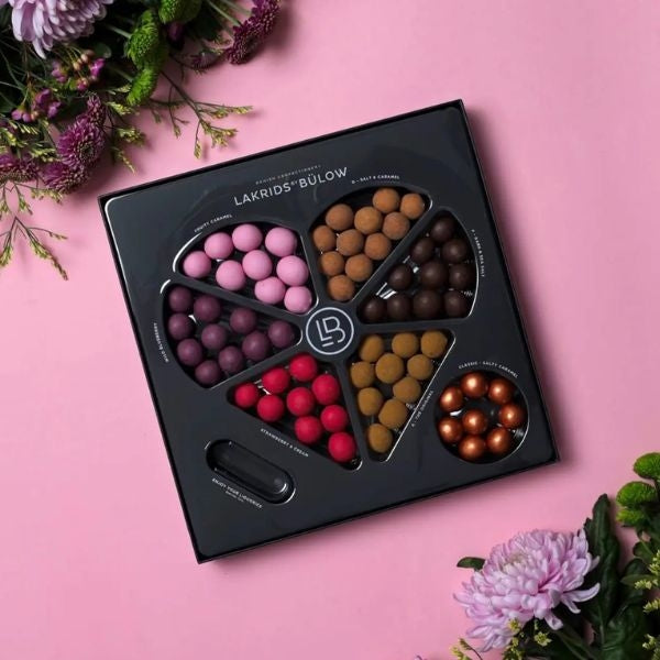 Lakrids Love Selection Box a gourmet Valentine's Day confectionery gift for him.