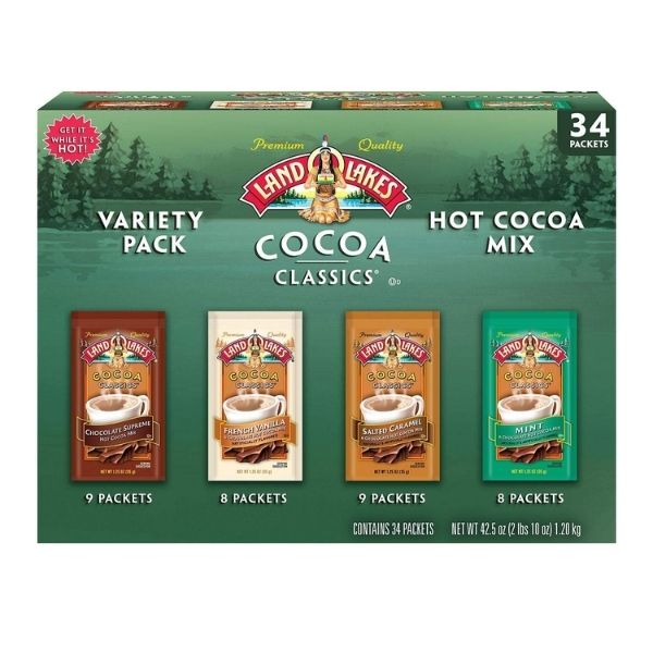 Warm hearts with Land O' Lakes - Cocoa Classics Variety Pack, a cozy gift for teacher valentine gifts.
