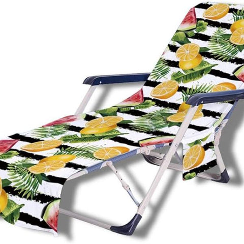 Embrace relaxation with the Lazy Lounger Lounge Chair Cover, a humorous touch in the world of Funny Retirement Gifts.