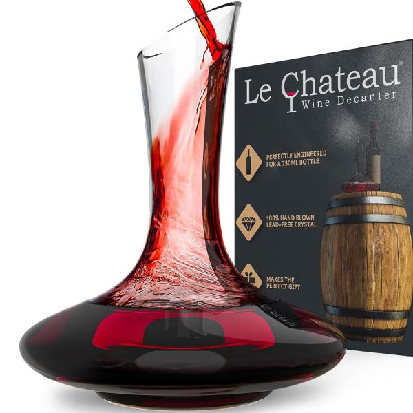 Le Chateau Wine Decanter, a statement piece for any wine lover's collection