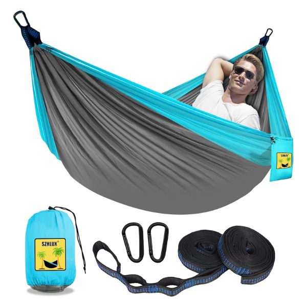 Lightweight Hammock, a relaxing and thoughtful Father's Day gift from son for dad's leisure moments.