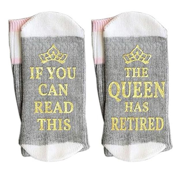 Cozy Lounge Socks, ideal for relaxation-themed nurse retirement gifts