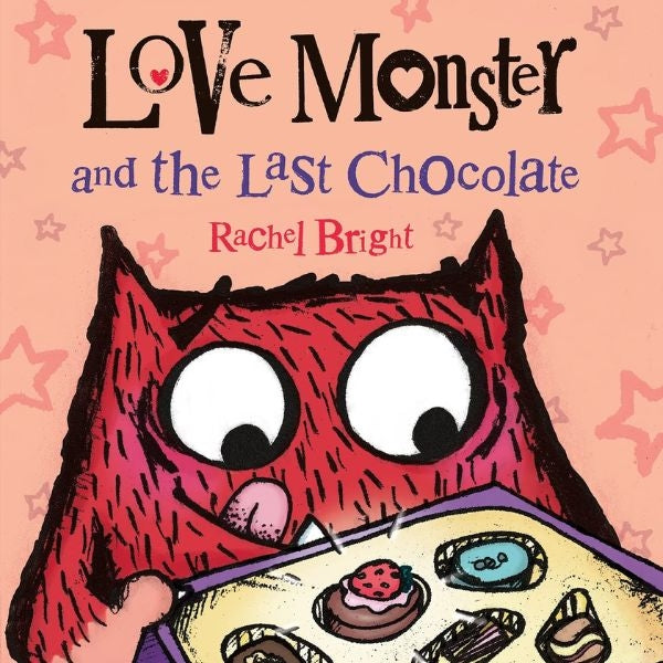 A mother and child sharing 'Love Monster and the Last Chocolate' book outdoors, enjoying quality time.