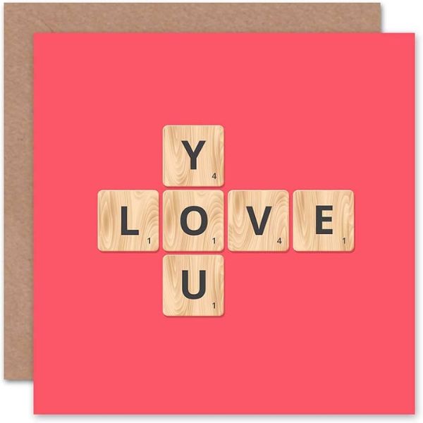 Spell out your love with Love Scrabble, a charming and entertaining addition to the world of Funny Valentine's Gifts.