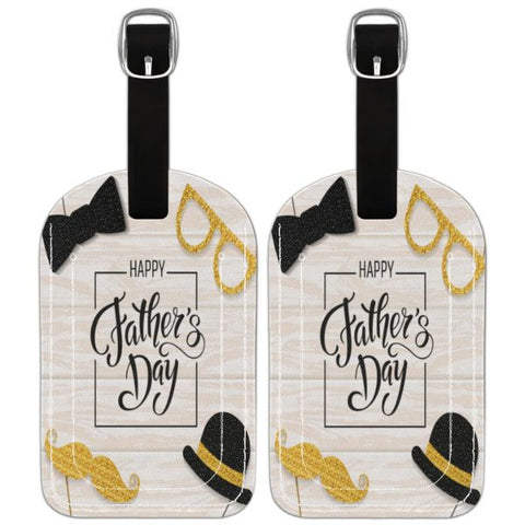 Luggage Tag Father Day, the Leatherology Deluxe, adds a touch of sophistication to Dad's travels