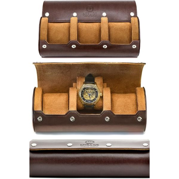 Luxury Travel Watch Travel Case, an elegant and functional anniversary gift for boyfriends.