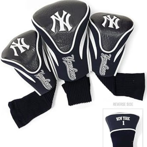 MLB Team Golf Club Head Covers, for the golf-loving dad in baseball father's day gifts.
