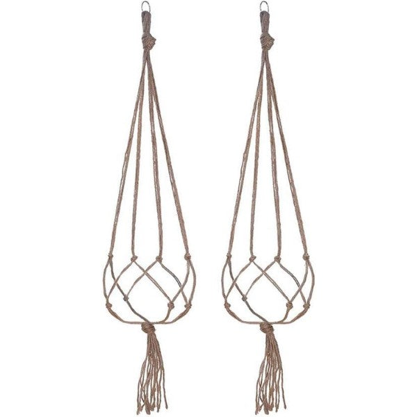 Elegant macramé plant hangers, a stylish choice for DIY gifts for mom.