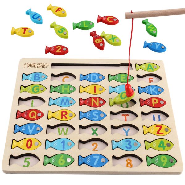 Magnetic Alphabet Fishing Set combines fun and education, an Easter gift for early literacy development.