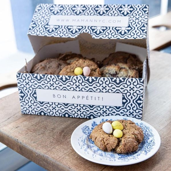 Maman Spring Cookie Gift Box is a delicious Mother's Day treat for mother-in-law.