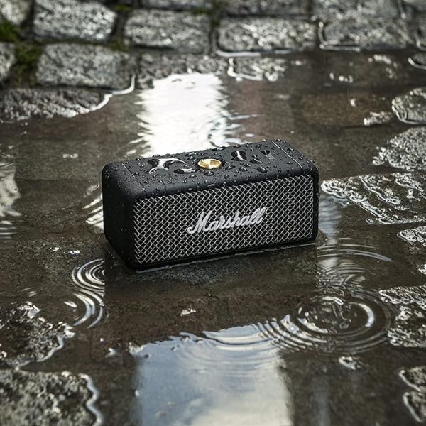 Marshall Emberton Bluetooth Speaker, a powerful and sleek Fathers Day gift from son.