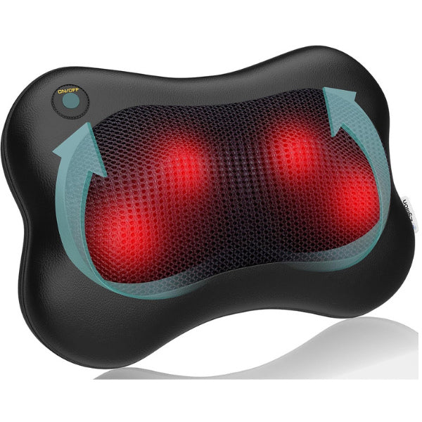 Massage pillow for relaxation and comfort, a soothing and thoughtful gift for older mom's well-being.