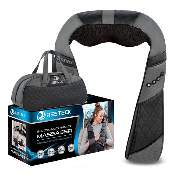 Heated neck and back massagers as relaxing teacher appreciation gifts.