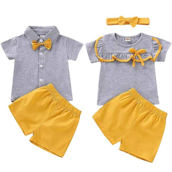 Elevate your twins' style game with matching twin outfits showcases their unique bond.