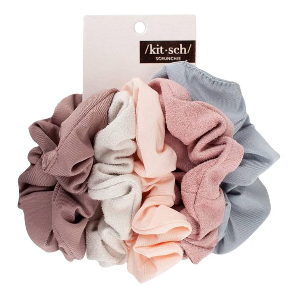 Matte velvet scrunchies in assorted colors ideal to complement a thoughtful selection of gifts for girlfriends' moms