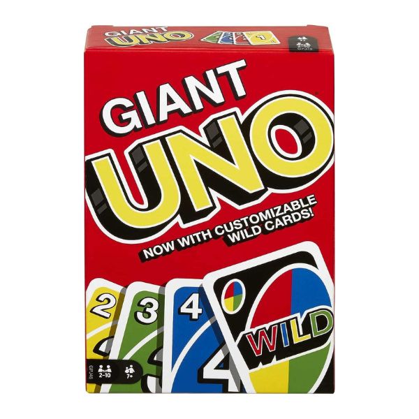 Mattel Games Giant UNO Card Game, an oversized fun twist for a playful 3 year anniversary gift.