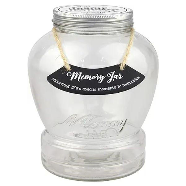 Memory jar brimming with notes of cherished moments, a thoughtful 'mom gifts from son' sentiment.