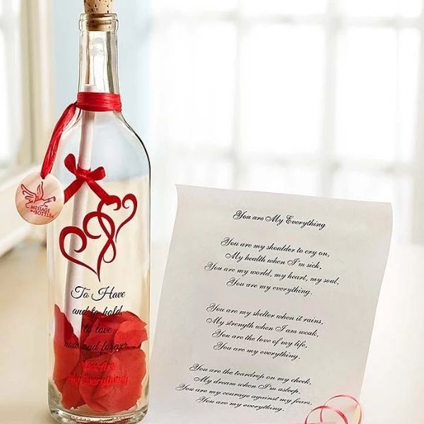 Ignite the spark of romance with a Message in a Bottle for Her, a unique and sentimental Valentine's Day gift that encapsulates your feelings in a timeless way.