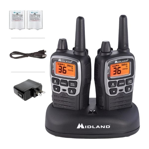 Midland radios allow group communication even miles into the backcountry.