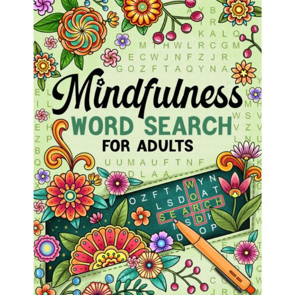 Mindfulness Puzzle Book, a creative and engaging Valentines gift for coworkers, promoting relaxation and mental well-being during breaks.