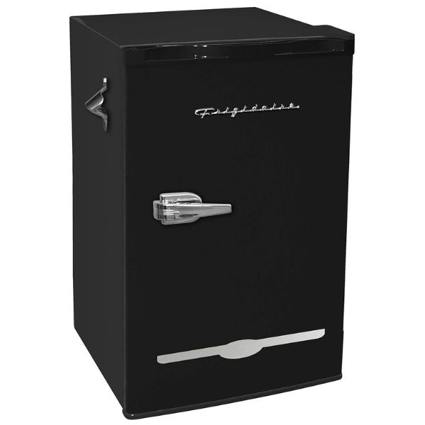 Mini Fridge with Bottle Opener - Keep drinks and snacks within arm's reach.