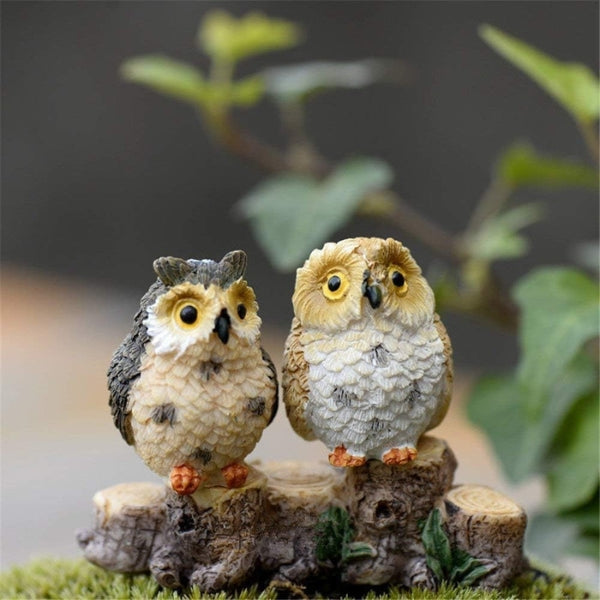 Mini Owl Figurines for Garden sprinkle a touch of magic into outdoor spaces, embodying the joy of owl gifts